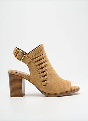 Sandales/nu pieds talon bottier talon de 7 à 9cm marron ALPE femme