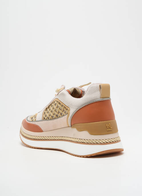 Baskets beige MAM'ZELLE pour femme