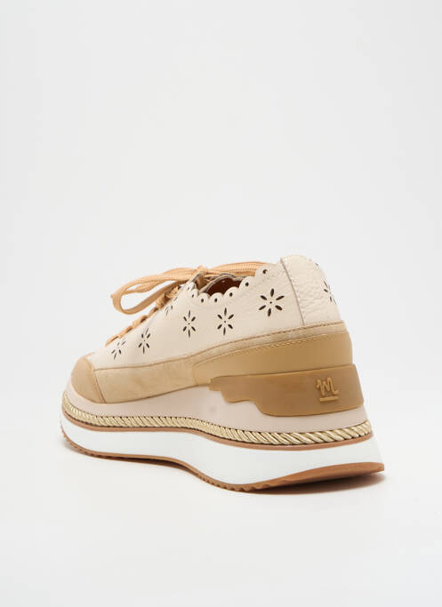 Baskets beige MAM'ZELLE pour femme