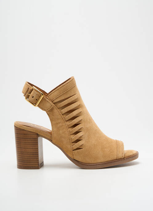 Sandales/Nu pieds marron ALPE pour femme