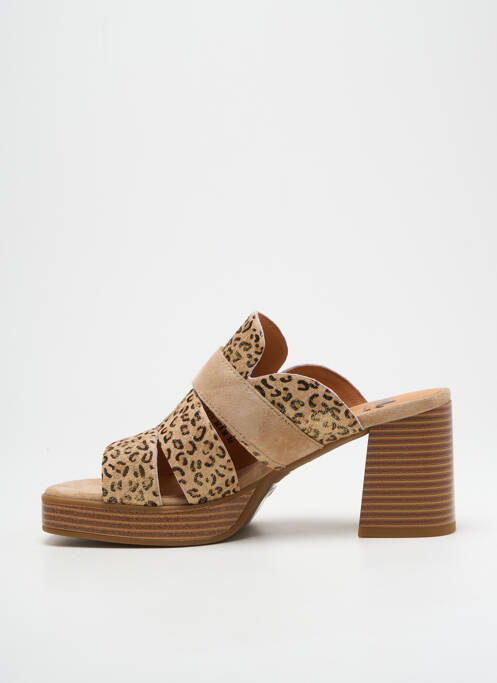 Mules/Sabots beige MAM'ZELLE pour femme