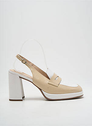 Sandales/nu pieds talon bottier talon de 7 à 9cm beige WONDERS femme