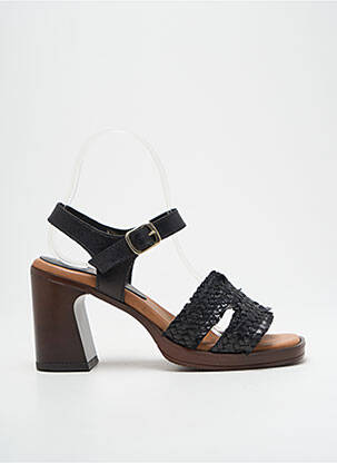 Sandales/nu pieds matière lisse talon de 7 à 9cm noir COCO ET ABRICOT femme