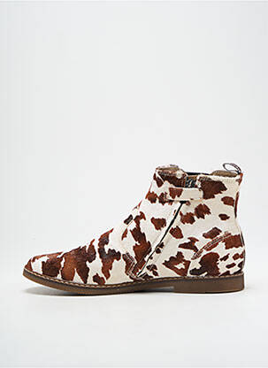 Bottines/boots talon bas talon bas marron POM D'API fille