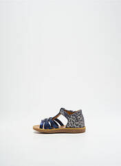 Sandales/Nu pieds bleu POM D'API pour fille seconde vue