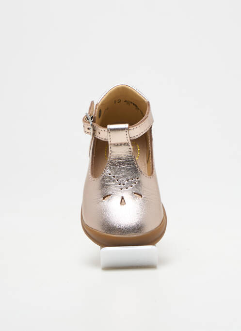 Bottillons fermeture boucle(s) bout rond or POM D'API fille