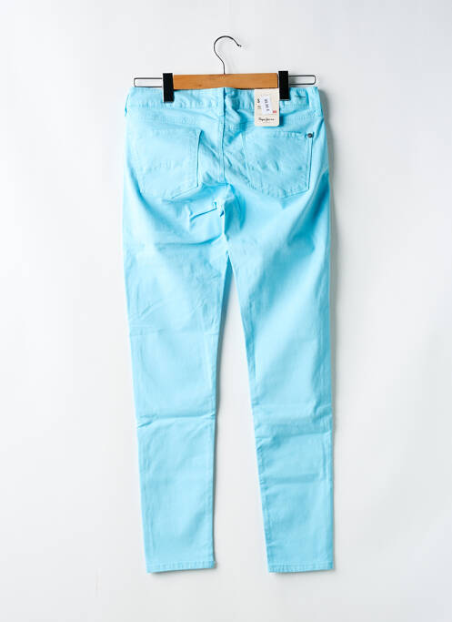 Pantalon slim bleu PEPE JEANS pour femme
