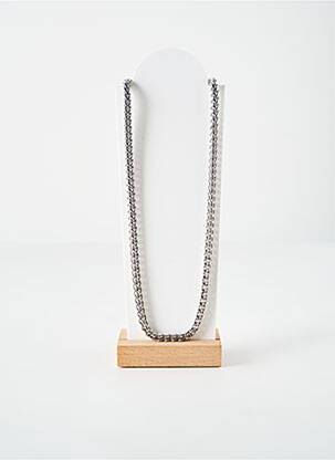 Collier matériaux métal argent ROBBEZ MASSON homme