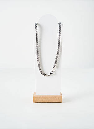 Collier matériaux métal argent ROBBEZ MASSON homme