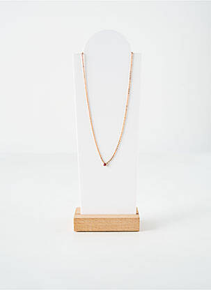Collier matériaux plaqué or or THABORA femme
