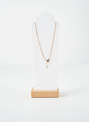 Collier matériaux plaqué or or THABORA femme