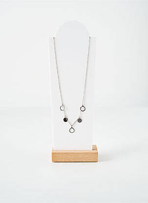 Collier matériaux argent argent THABORA femme