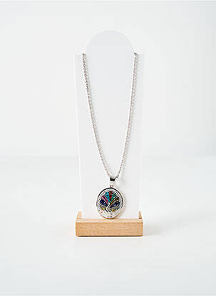 Collier imprimé argent THABORA femme
