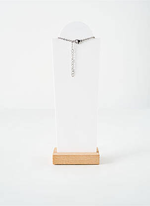 Collier imprimé argent THABORA femme