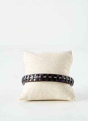 Bracelet fermeture fermoir clips marron ROBBEZ MASSON homme