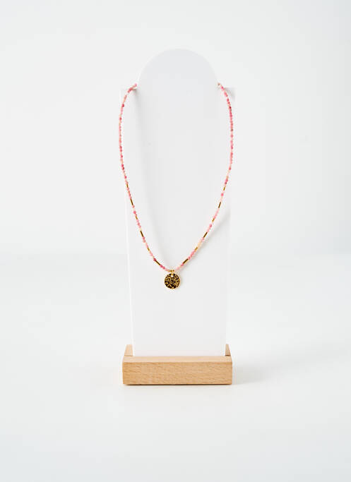 Collier rose ROBBEZ MASSON pour femme