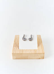 Boucles d’oreilles matériaux argent argent CN BIJOUX femme