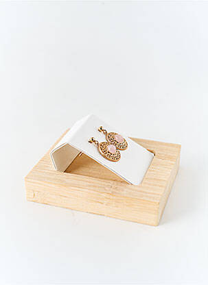 Boucles d’oreilles ornement pierre or THABORA femme