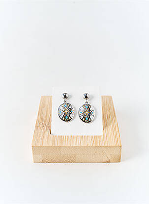 Boucles d’oreilles argent THABORA femme