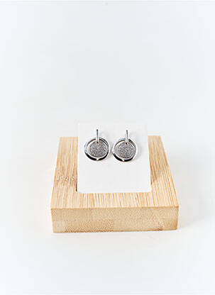 Boucles d’oreilles matériaux argent argent THABORA femme