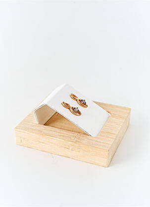 Boucles d’oreilles matériaux plaqué or or THABORA femme