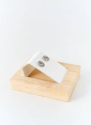 Boucles d’oreilles ornement pierre argent THABORA femme