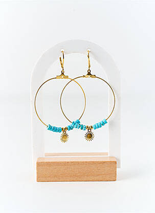 Boucles d’oreilles ornement perles or ROBBEZ MASSON femme