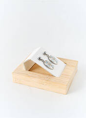 Boucles d’oreilles argent THABORA pour femme seconde vue