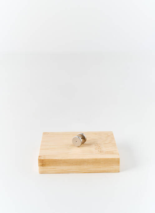 Boucle d'oreille mono argent LAVAL pour femme