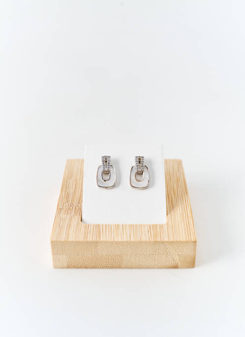 Boucles d’oreilles argent COOKSON CLAL femme