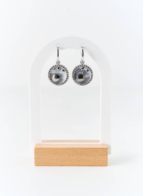 Boucles d’oreilles argent IKITA pour femme