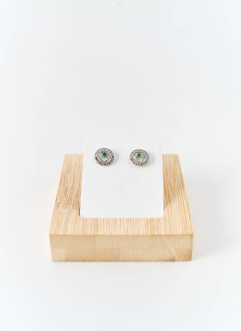 Boucles d’oreilles argent THABORA pour femme