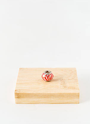 Pendentif imprimé rouge MURANO femme