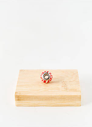Pendentif imprimé rouge MURANO femme