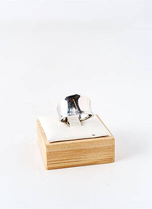 Bague matériaux métal argent ROBBEZ MASSON femme
