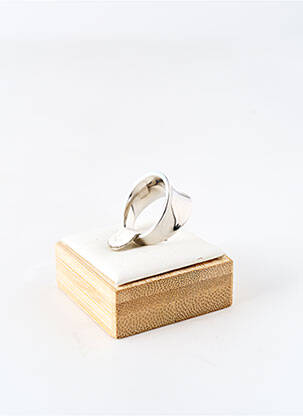 Bague matériaux métal argent ROBBEZ MASSON femme