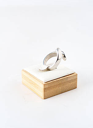Bague matériaux métal argent ROBBEZ MASSON femme