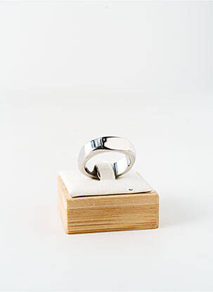 Bague matériaux métal argent ROBBEZ MASSON homme