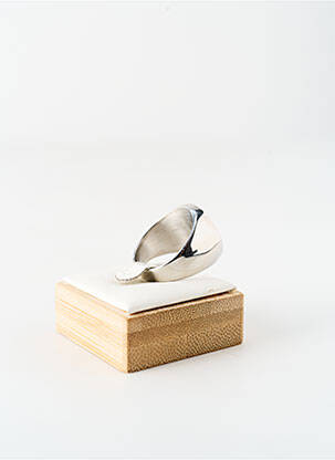 Bague matériaux métal argent ROBBEZ MASSON homme