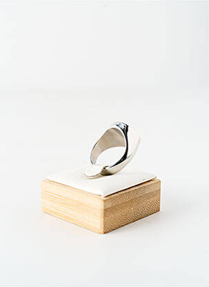 Bague matériaux métal noir ROBBEZ MASSON homme