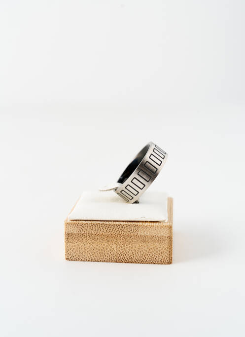 Bague matériaux métal argent ROBBEZ MASSON homme