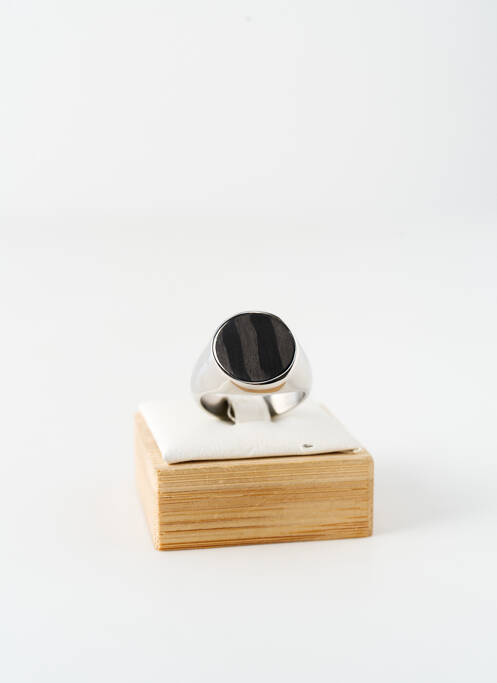 Bague noir ROBBEZ MASSON pour homme