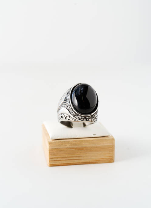 Bague noir ROBBEZ MASSON pour homme