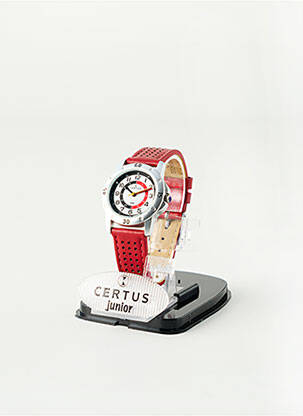 Montre rouge CERTUS pour garçon