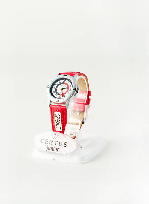Montre rouge CERTUS pour garçon