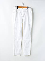 Pantalon slim stretch taille normale blanc OLIVIER PHILIPS femme