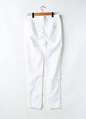Pantalon slim stretch taille normale blanc OLIVIER PHILIPS femme