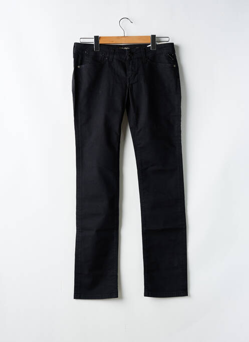 Pantalon slim taille basse taille basse noir REPLAY femme
