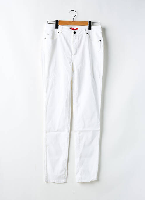 Pantalon slim blanc OLIVIER PHILIPS pour femme