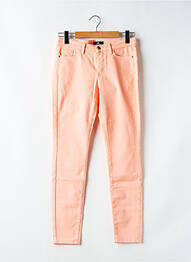 Pantalon slim stretch taille normale orange ONE STEP femme